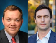 Drew Leyes (MBA ’16) (left) and Taylor Stuart (MBA ’16)