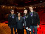 Stern Street Team members and Dean Menon at Weekend on the Square 2015