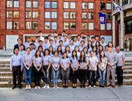 Students from the inaugural classes of the new one-year master’s programs offered jointly by NYU Shanghai and NYU Stern