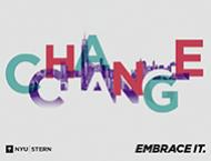 Art with the words, "Change. Embrace it."