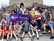 A group of Stern MBA students participate in the DBi China course