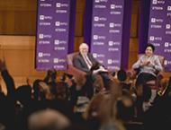 Lord Mervyn King and Indra Nooyi