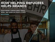 Cover of the How Helping Refugees Helps Brands Report 