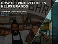Cover of the How Helping Refugees Helps Brands Report 