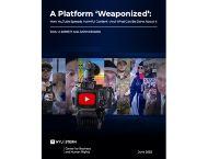 A cover of the A Platform 'Weaponized' report
