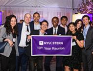 A group of alumni at the 2019 NYU Stern Reunion