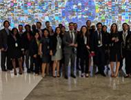 Group of MBA students in India