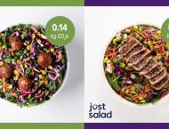 Just Salad carbon labeling
