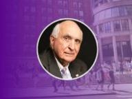 Ken Langone headshot on purple background