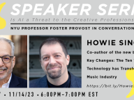 Howie Singer event flyer