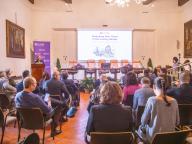 Clinical Professor Thomaï Serdari, academic director of Stern’s MBA in luxury and retail,  welcomes attendees to the Program’s inaugural “Unlocking New Value in the Luxury Sector” conference in Florence, Italy at NYU’s Villa La Pietra