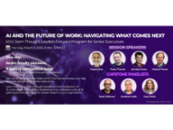 AI and the Future of Work: Navigating What Comes Next program poster