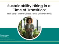 Sustainability Hiring Is Changing