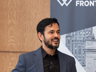 Deepak Hegde speaking at an event