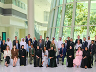 A group photo of the inaugural Stern at NYUAD EMBA cohort. 