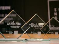 Berkley Entrepreneurs Challenge trophies
