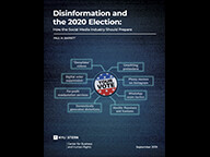 Disinformation and the 2020 Election cover
