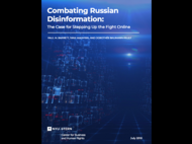 Cover of Combating Russian Disinformation: The Case for Stepping Up the Fight Online