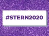 Purple graphic with "#Stern2020"