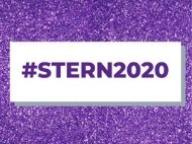 Purple graphic with "#Stern2020"