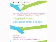 2016 NYU Social Innovation Symposium poster 2016 NYU Social Innovation Symposium poster