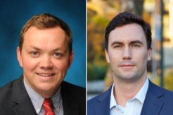 Drew Leyes (MBA ’16) (left) and Taylor Stuart (MBA ’16)