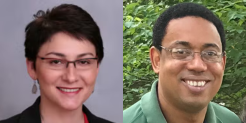 Professor Natalia Levina and João Sedoc headshots