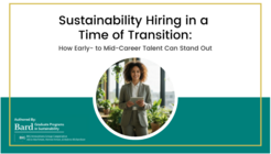 Sustainability Hiring Is Changing