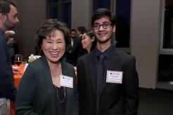 Lois Choi and Ritvik Prasad at the 2020 Scholarship Reception