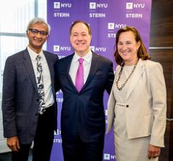 Speakers at the Deloitte-NYU Reception
