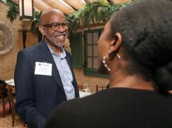 Gary Fraser at an alumni event in June 2019