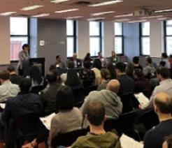 Alumni gather at a Pivot Perspectives Panel Hosted by CCWP