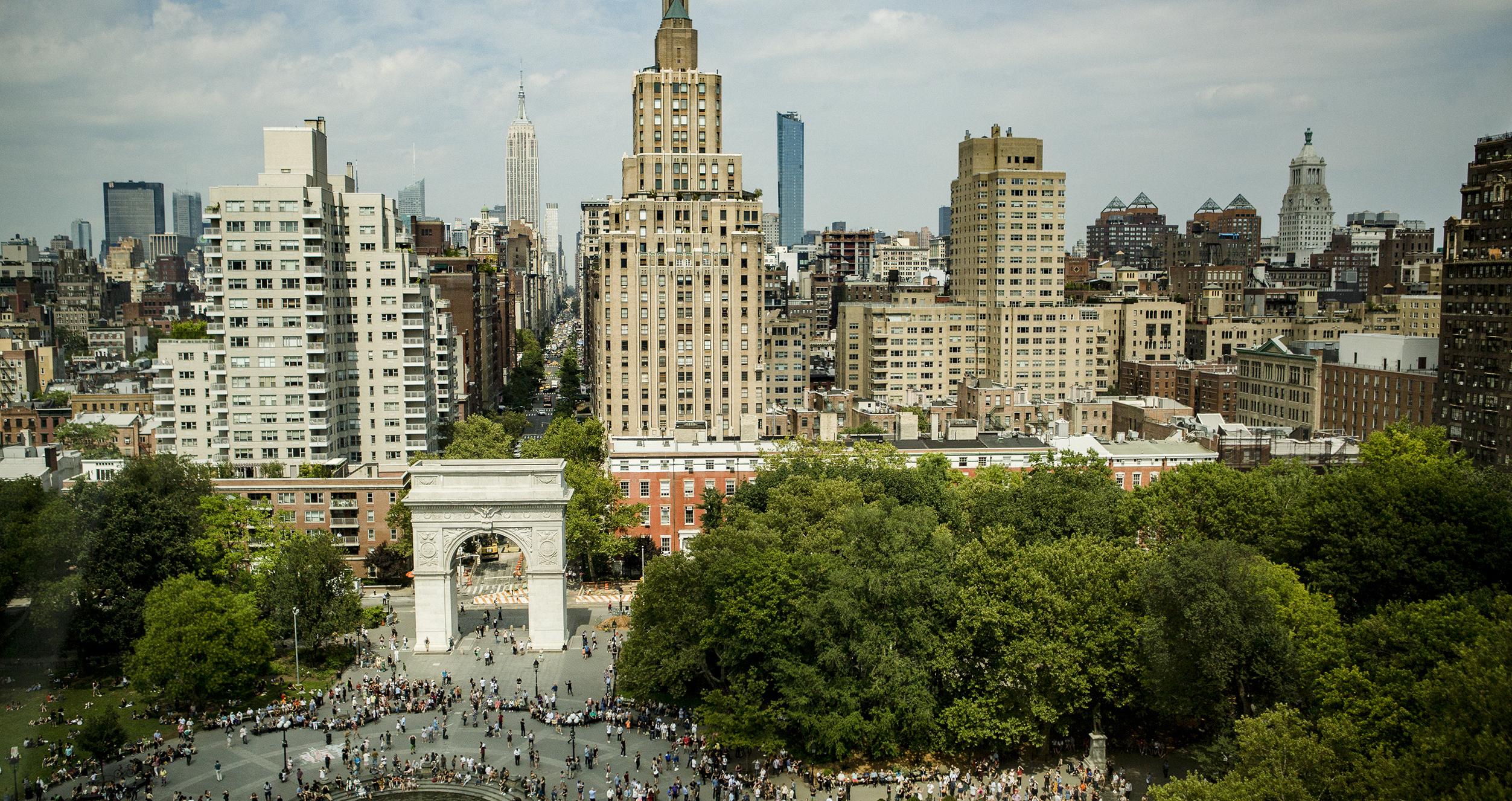 Washington Square Park from Above