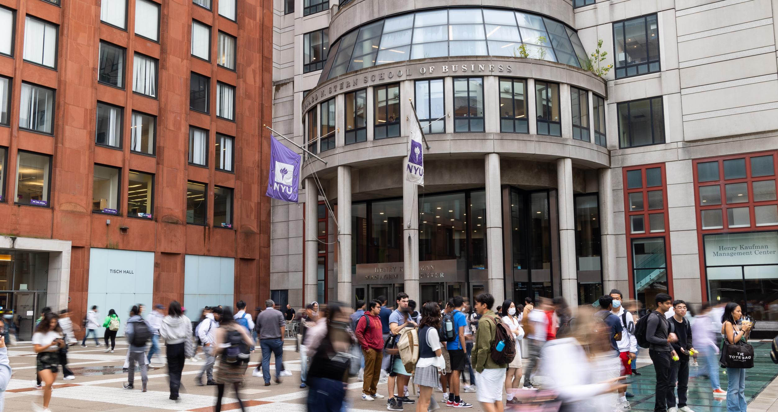 Students on the Plaza