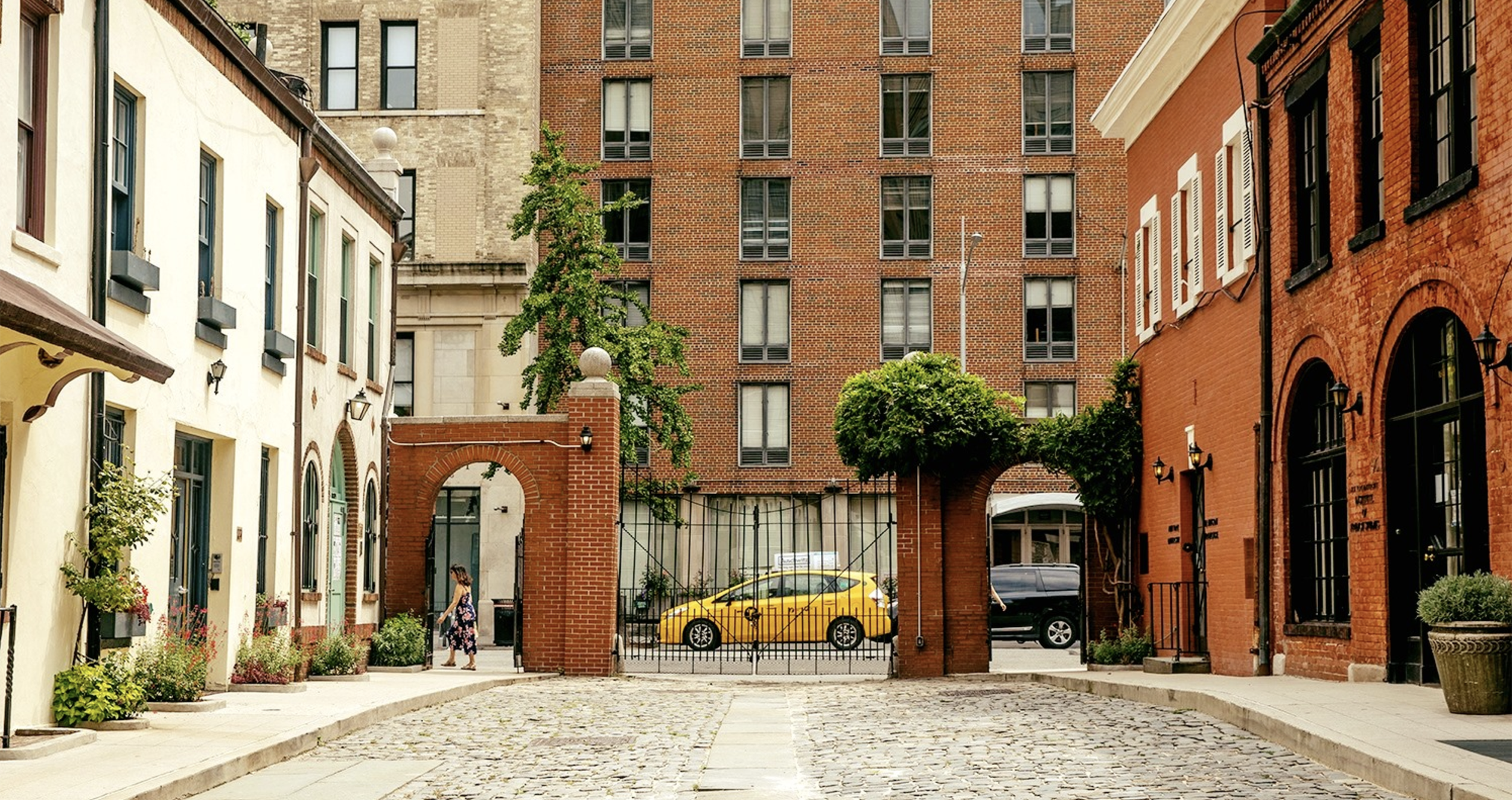 Cobblestone street near NYU