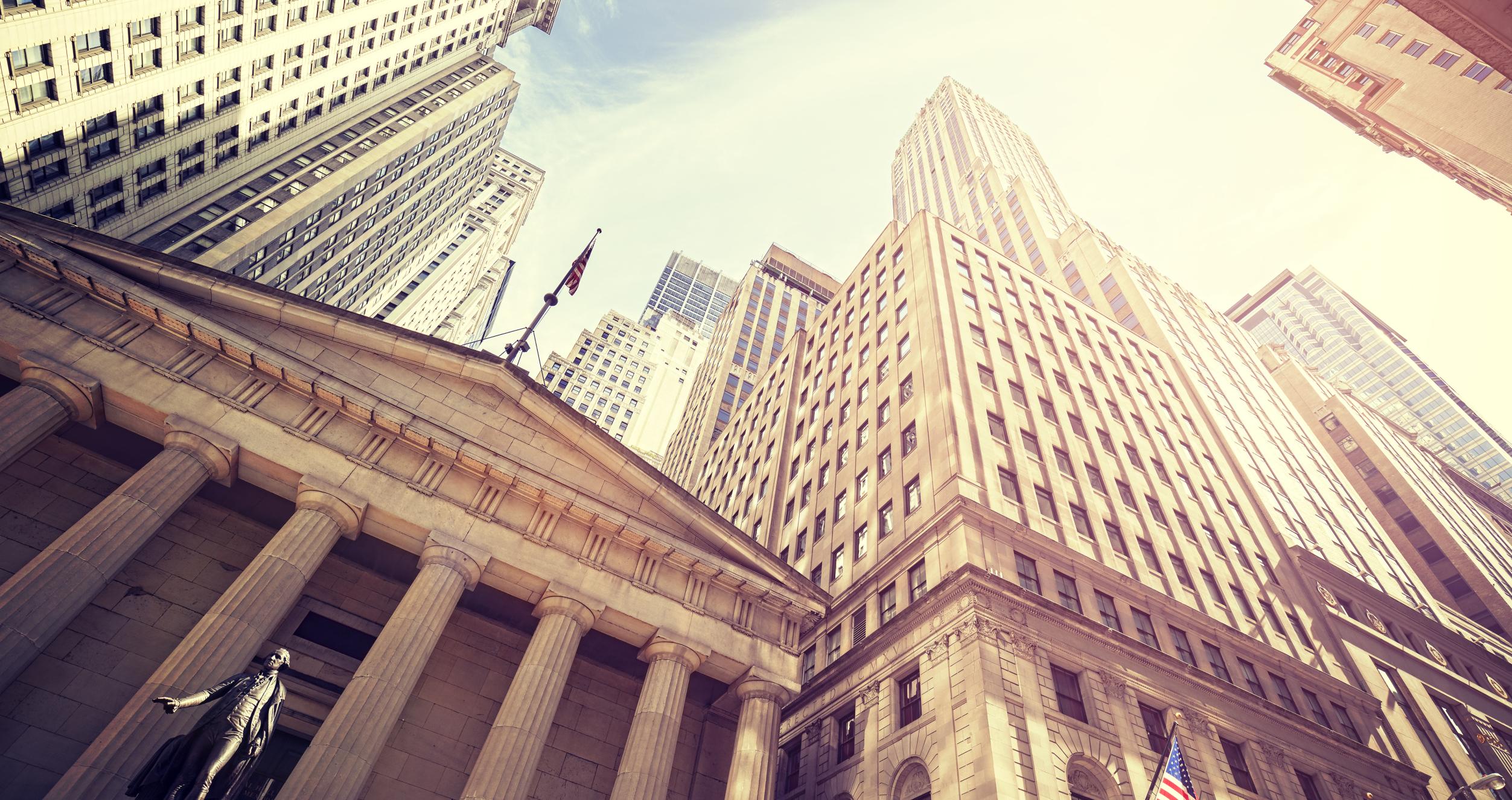 A view of the New York Stock Exchange
