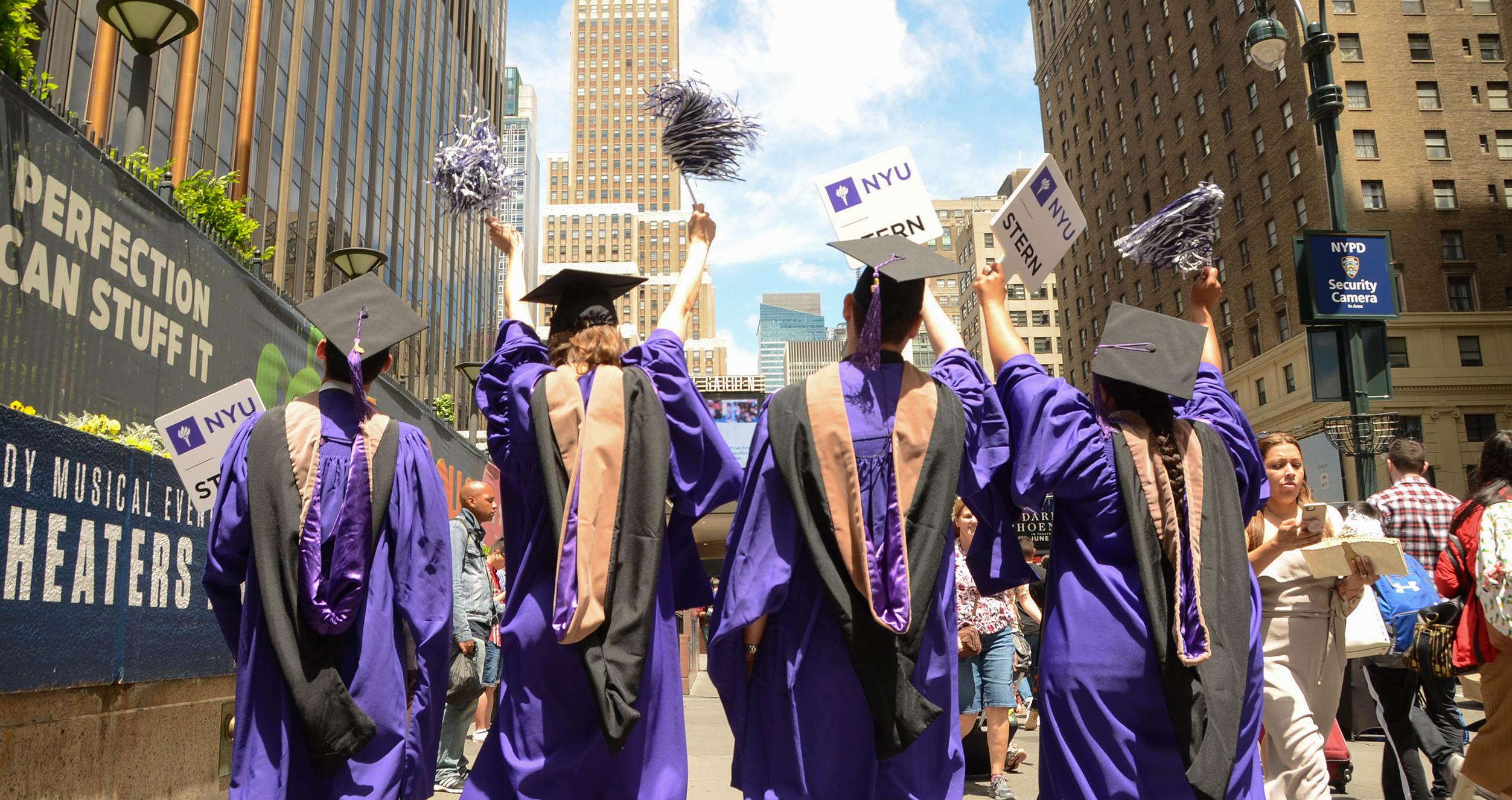 A group of Stern graduates
