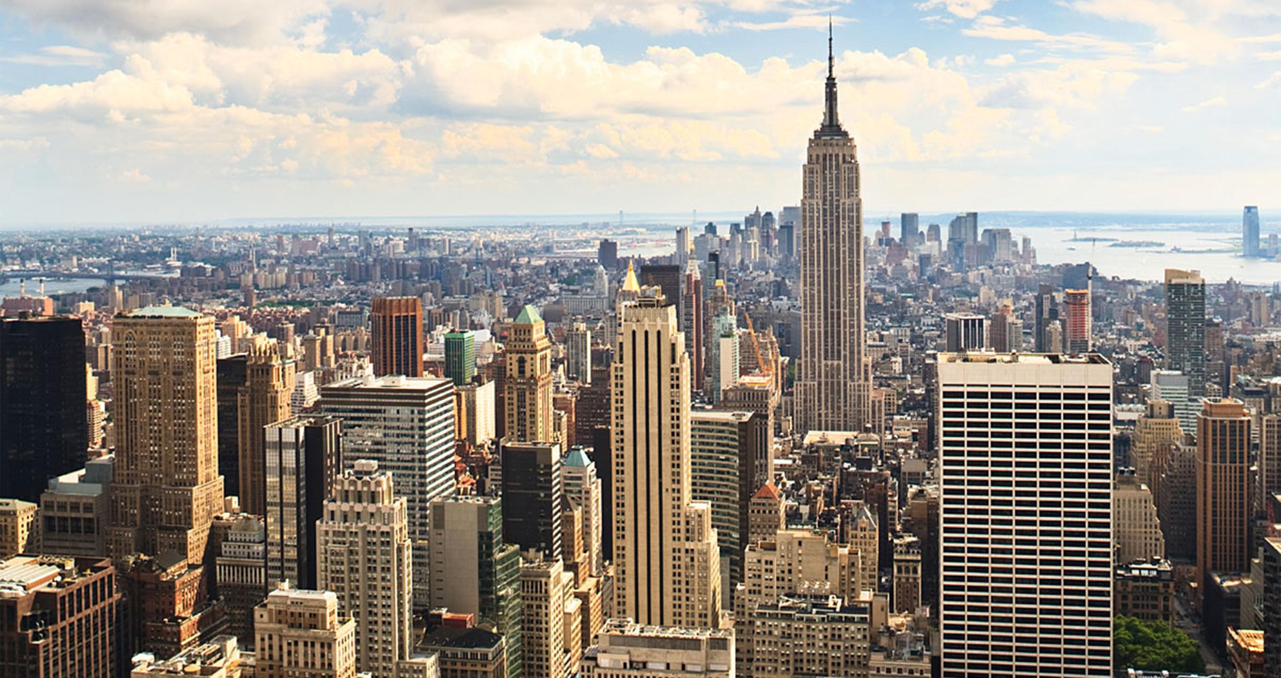 NYC view with Empire State Building