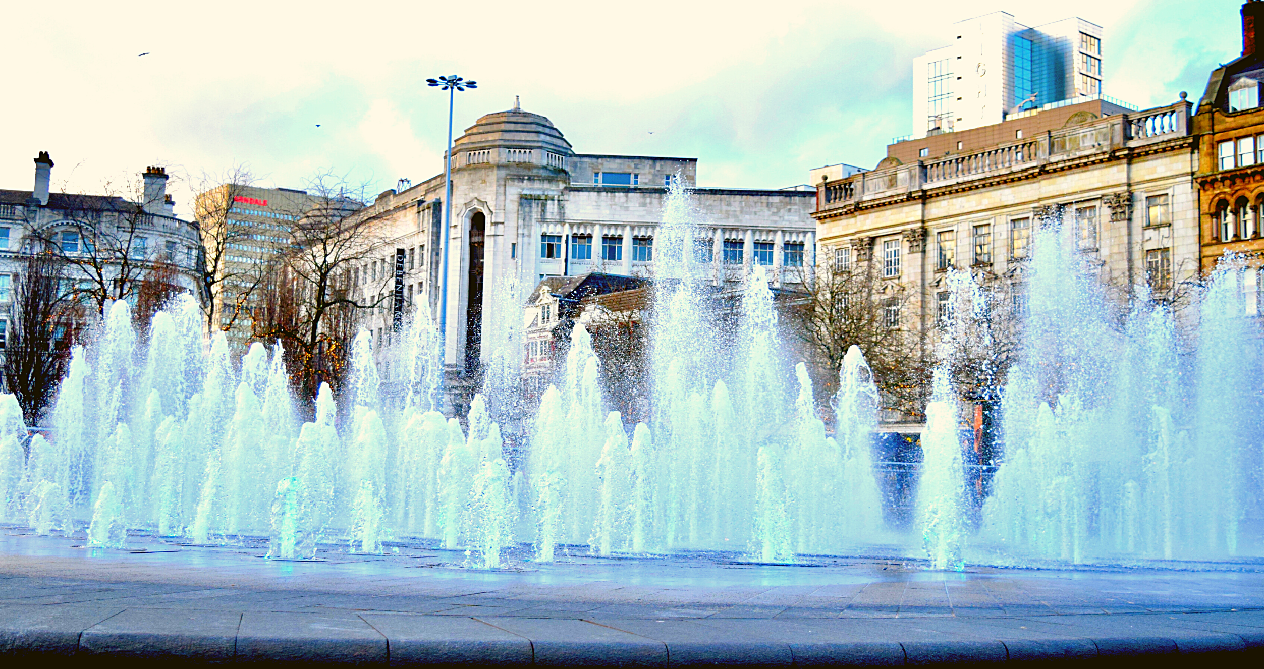 Fountains in Manchester
