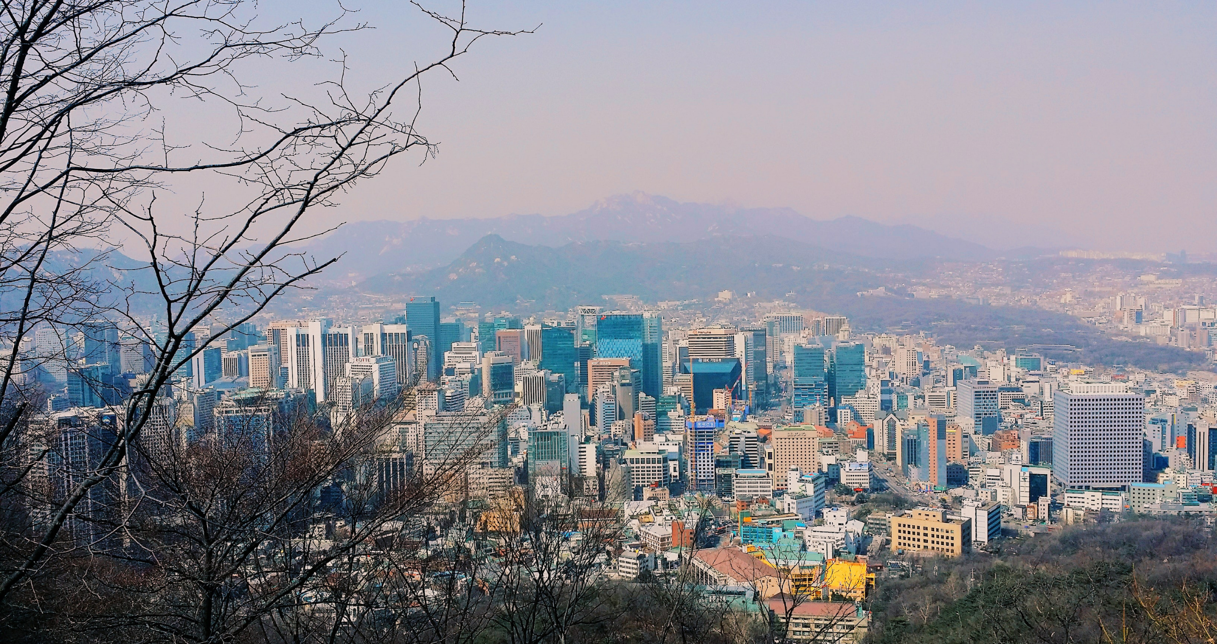 The Seoul skyline