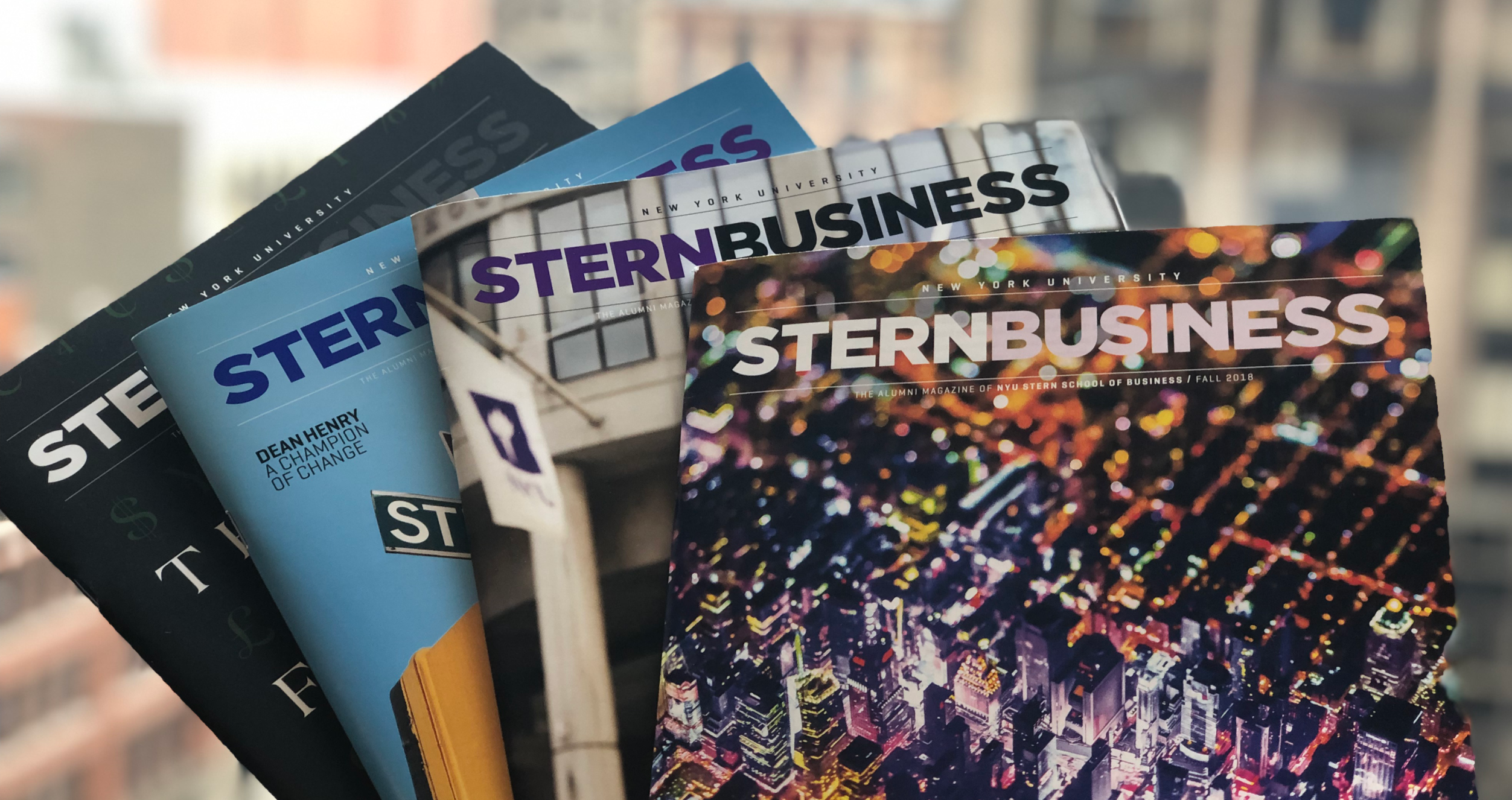 Copies of SternBusiness Magazine