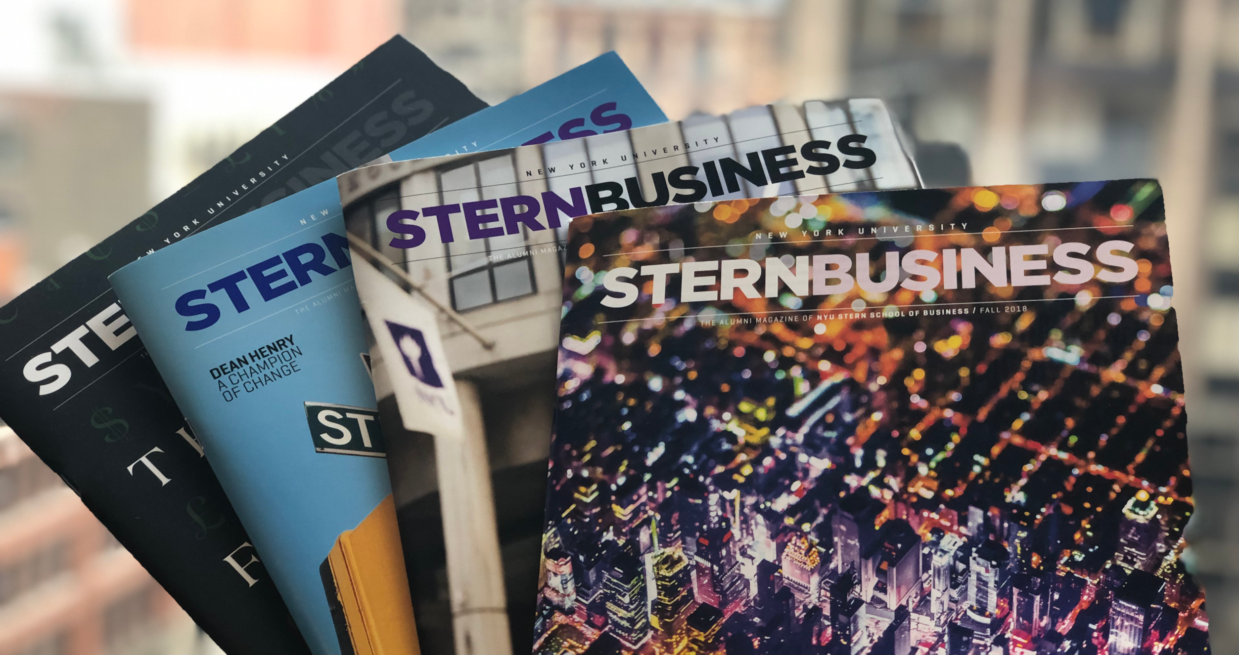 Stern Business Magazine Copies of SternBusiness Magazine