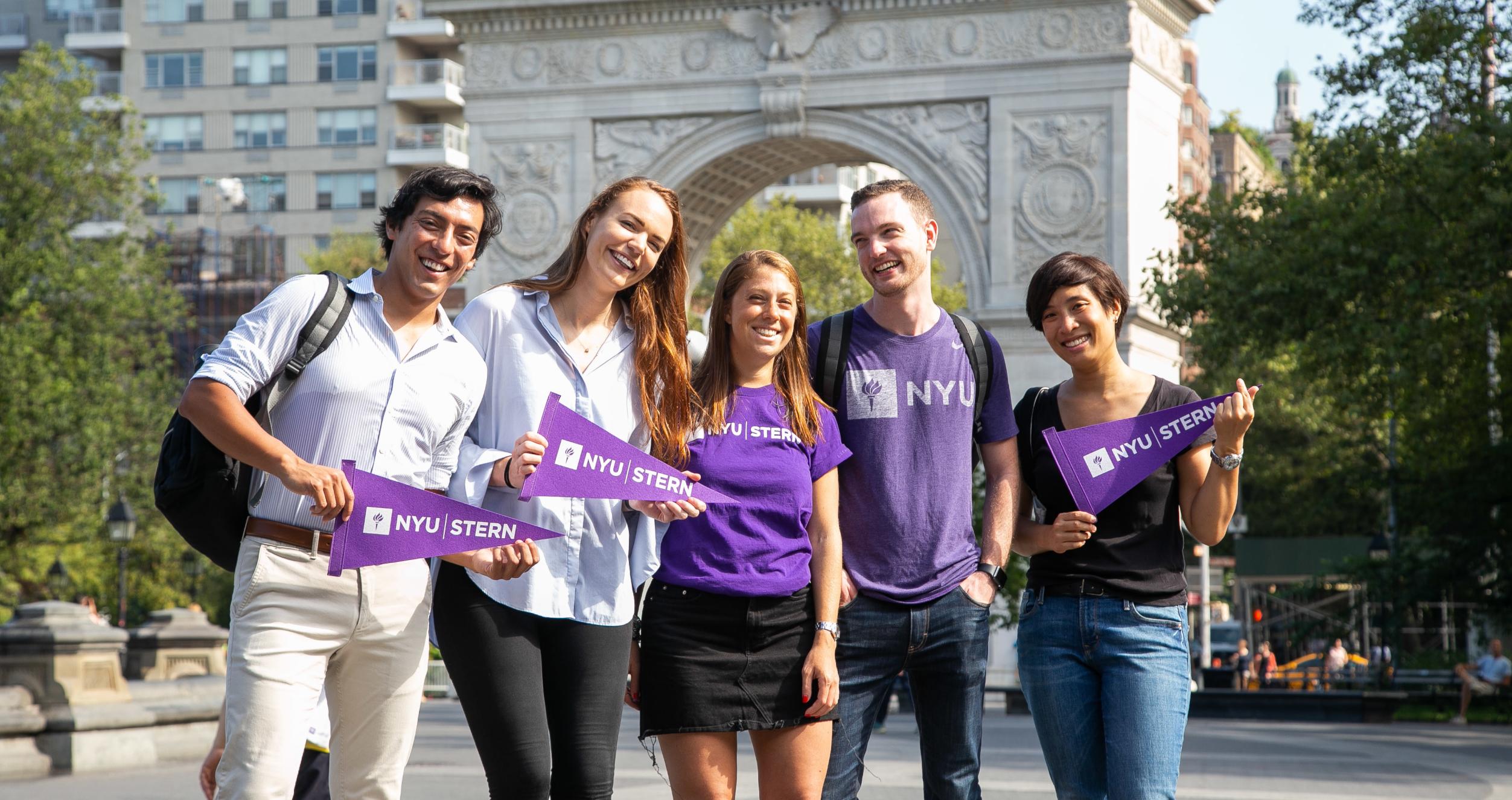 Students in the park