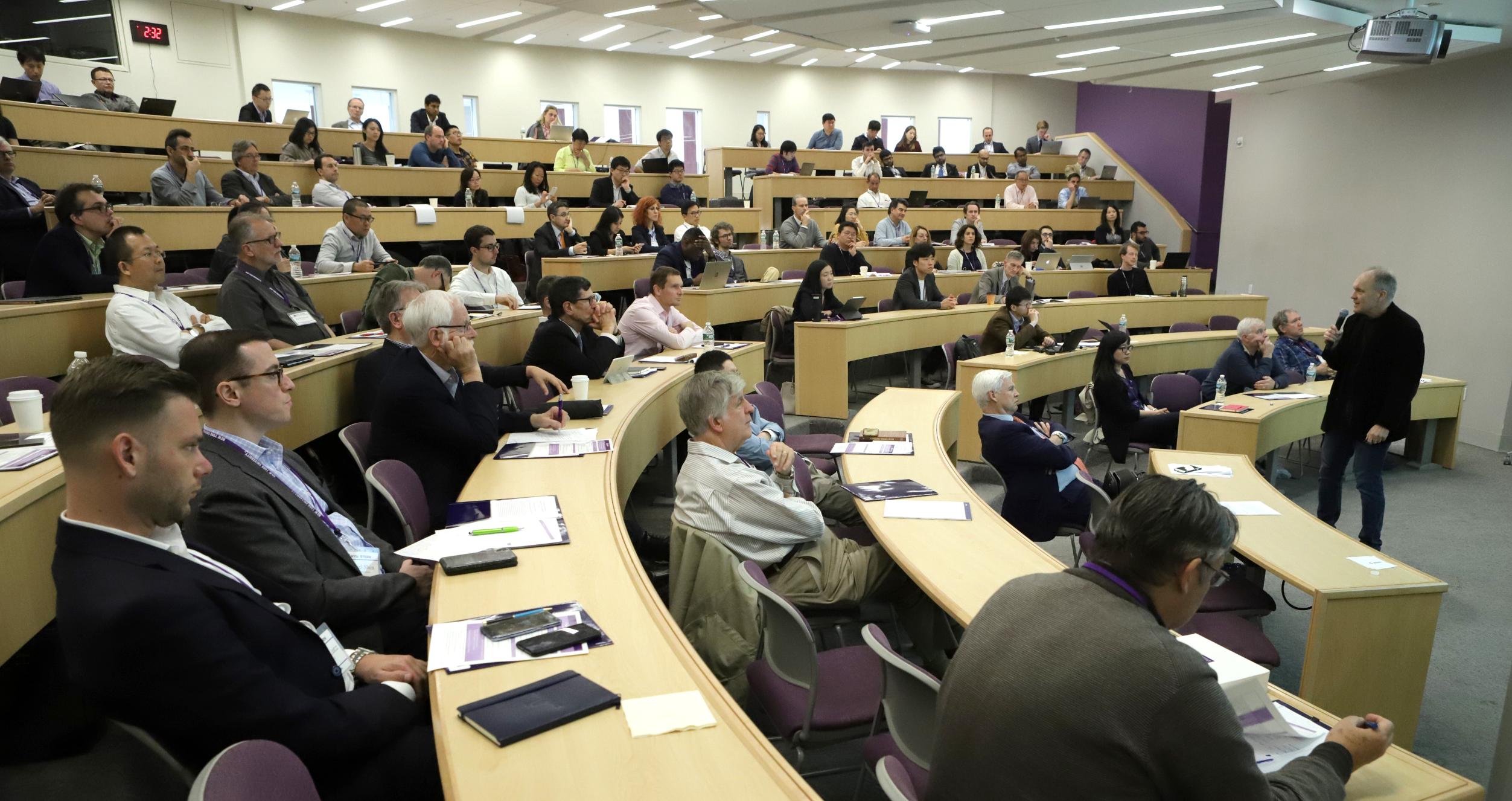 Torben Andersen speaking at 2019 conference