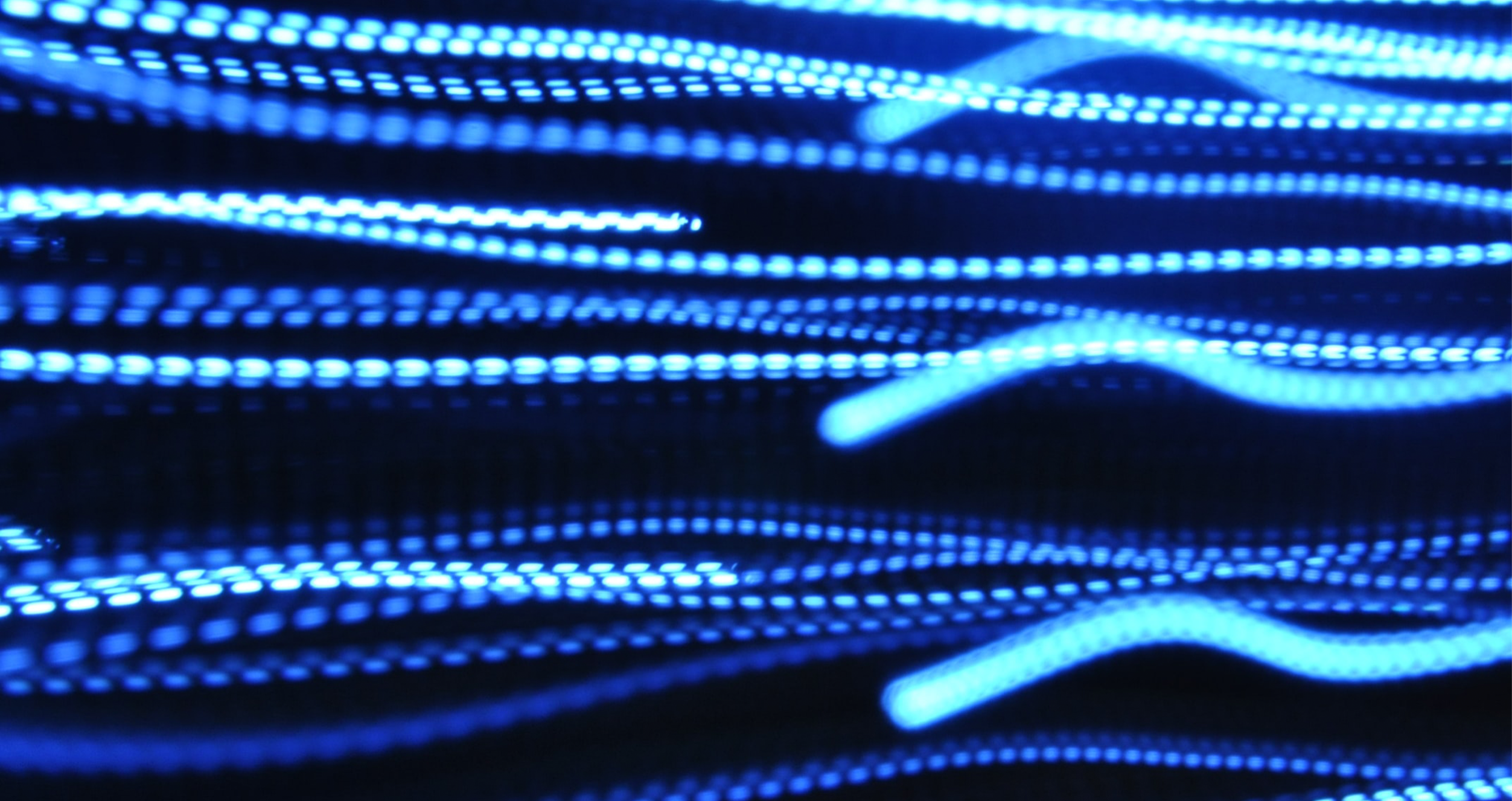 abstract blue light trails