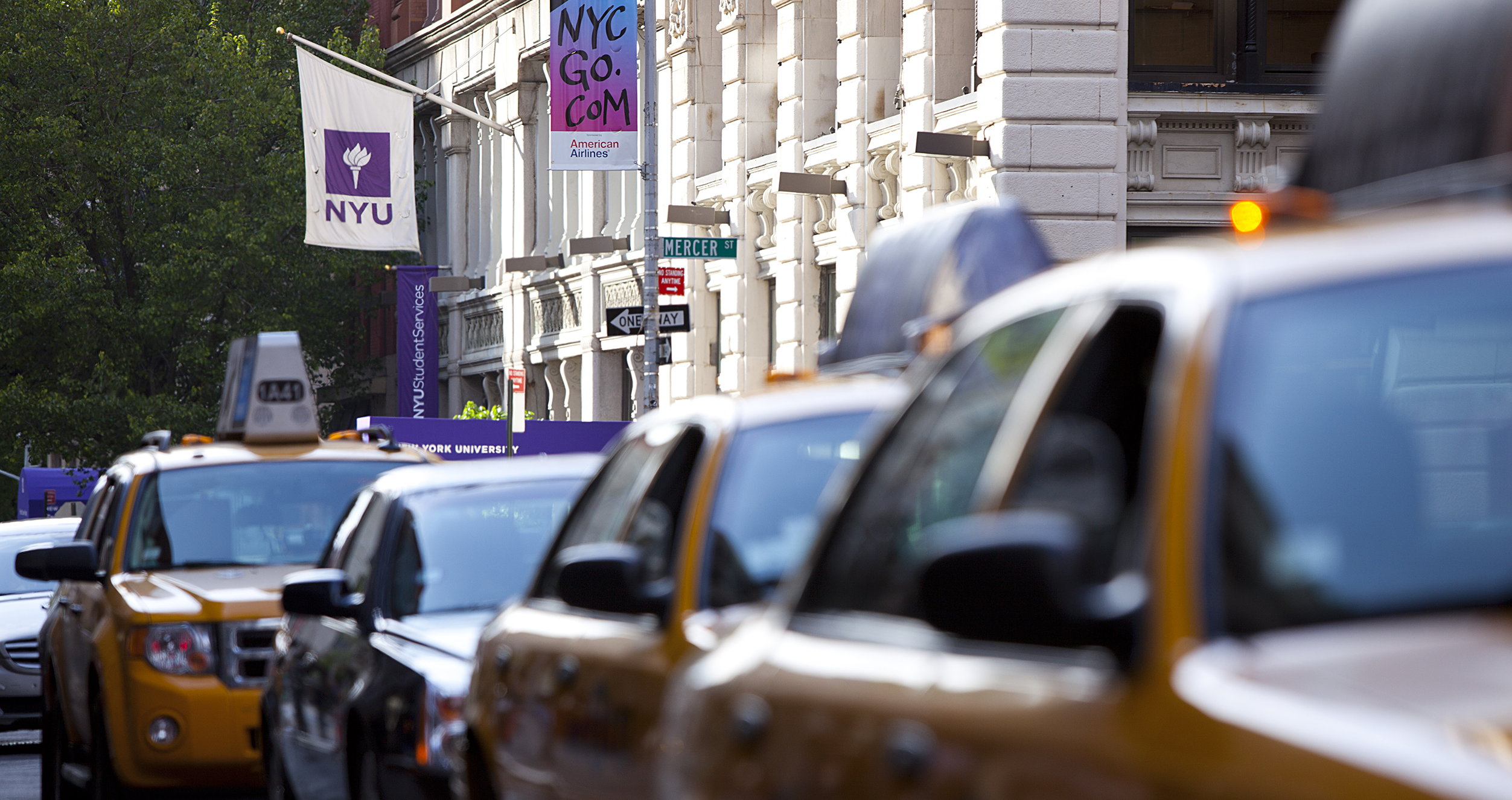 NYU campus near Stern