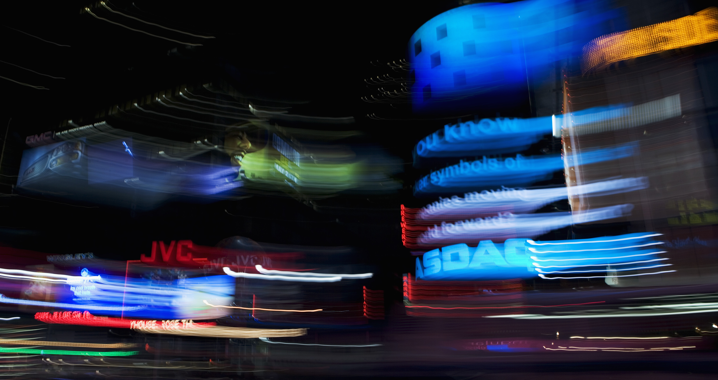 Nasdaq screen in New York City's Times Square