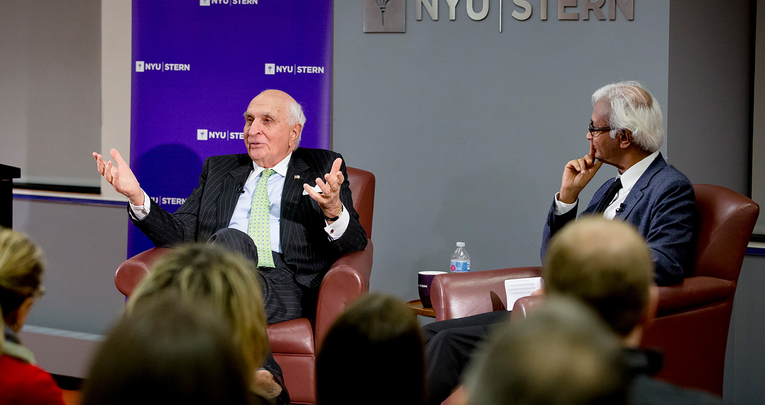 Ken Langone and Dean Raghu Sundaram