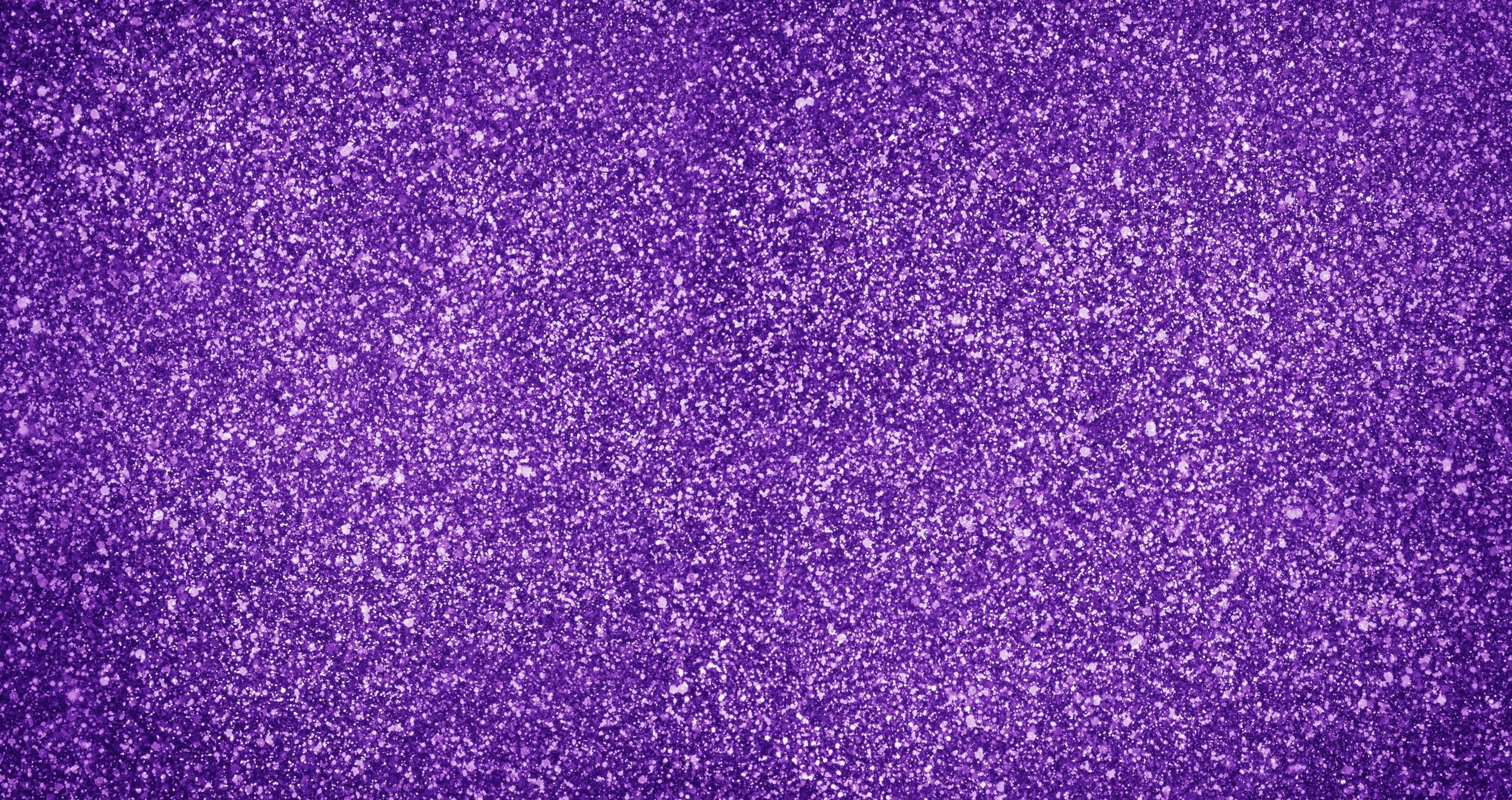 purple glitter