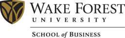 Wake Forest University, School of Business Logo